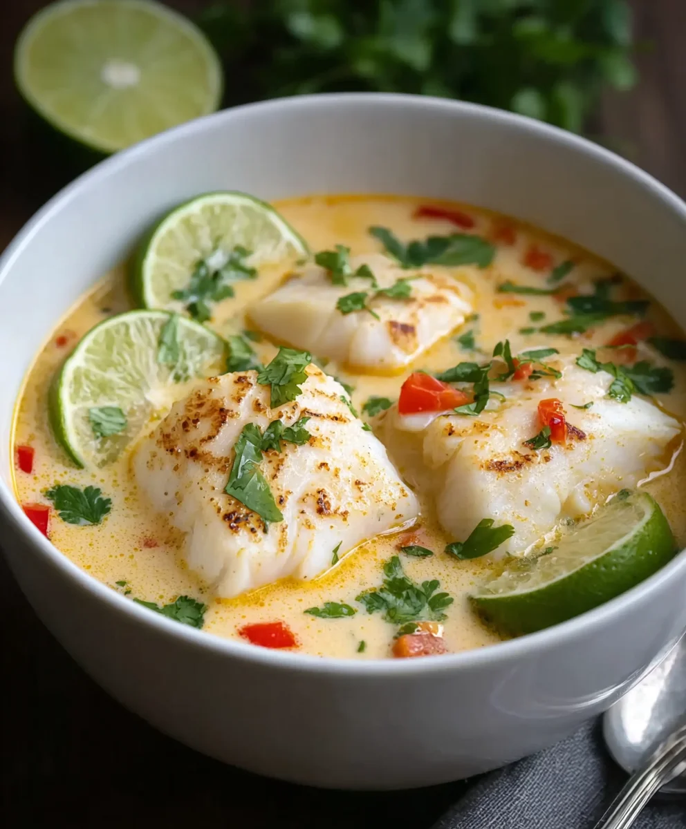 Coconut Lime Fish Soup - A Flavorful Delight