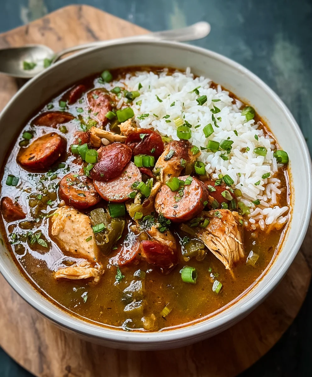 Classic Chicken and Beef Gumbo - Hearty Southern Comfort