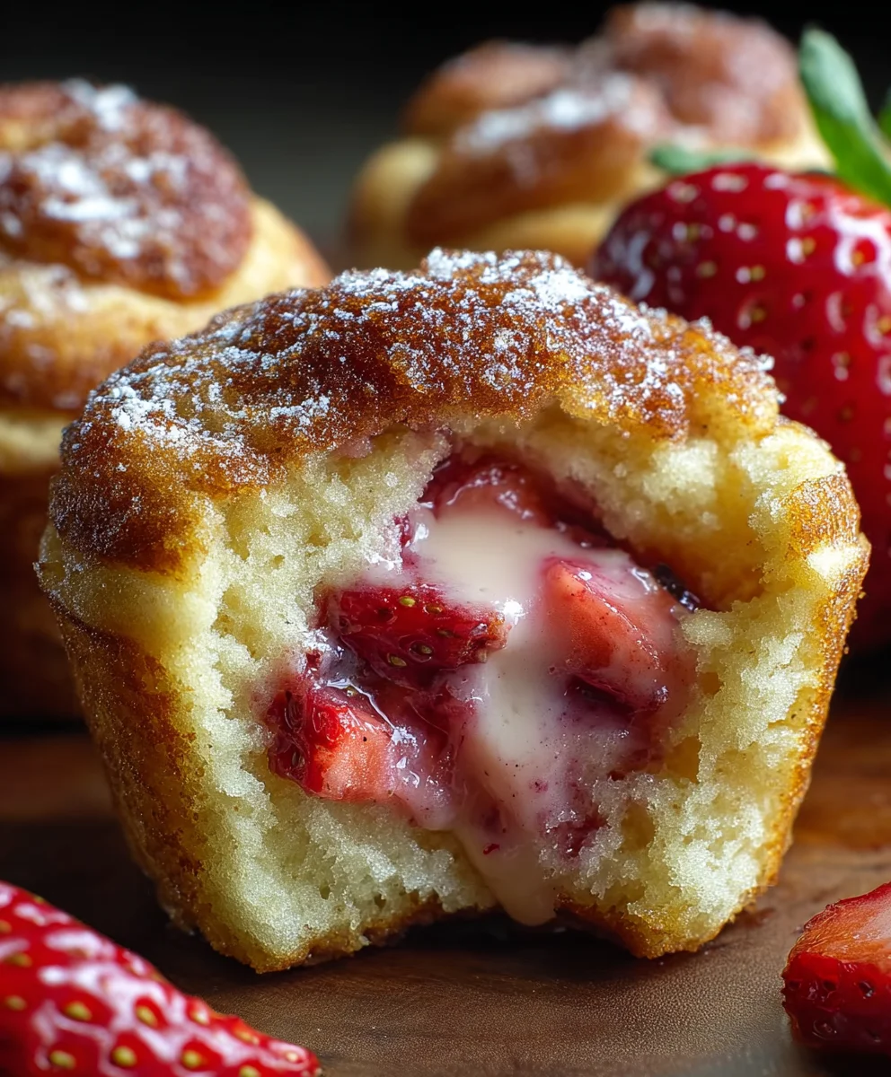 Strawberry French Toast Muffins-Sweet Breakfast Treat