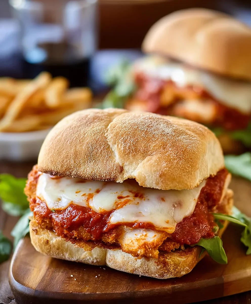 Easy Chicken Parmesan Sandwiches
