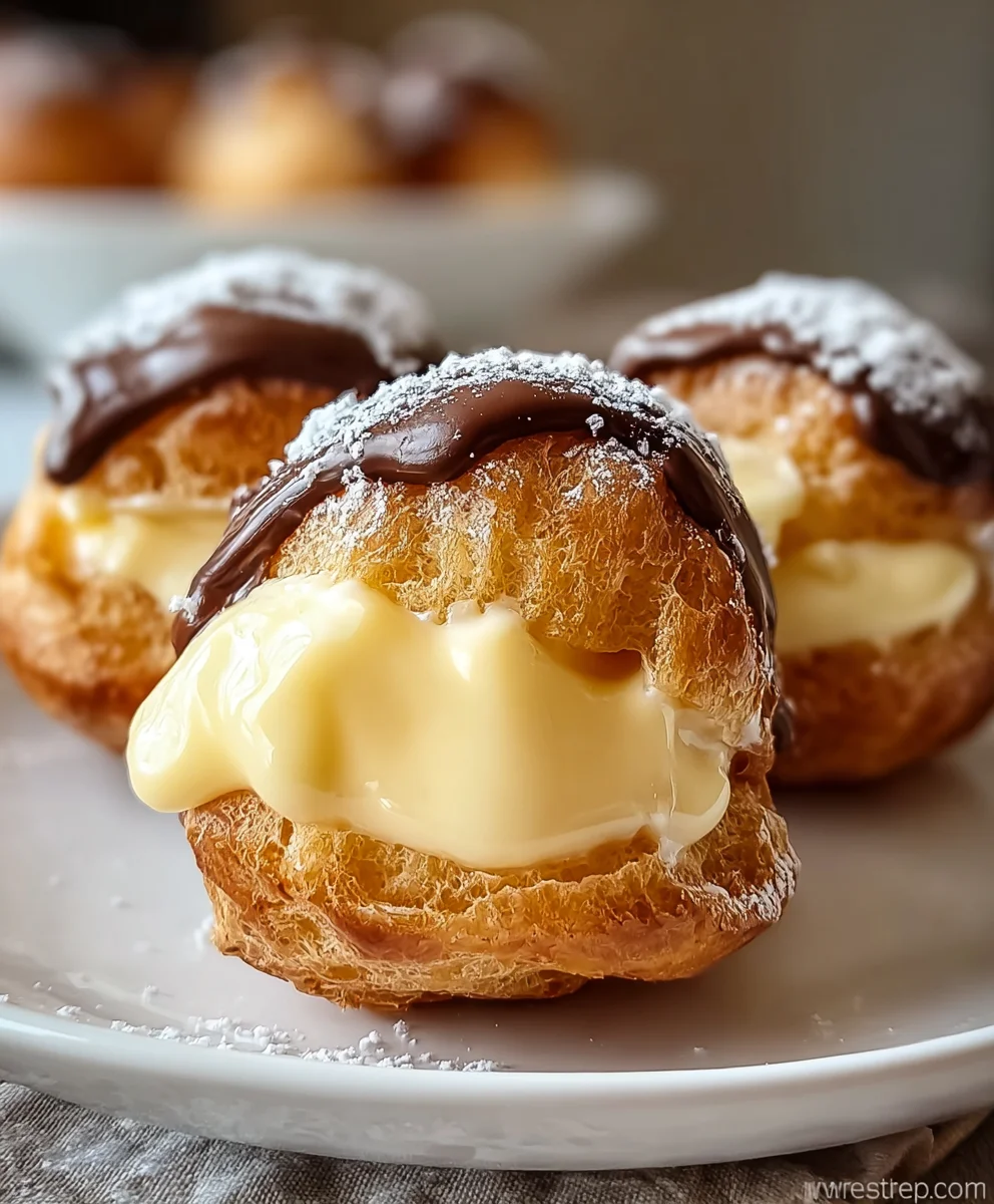 Easy Banana Pudding Puffs