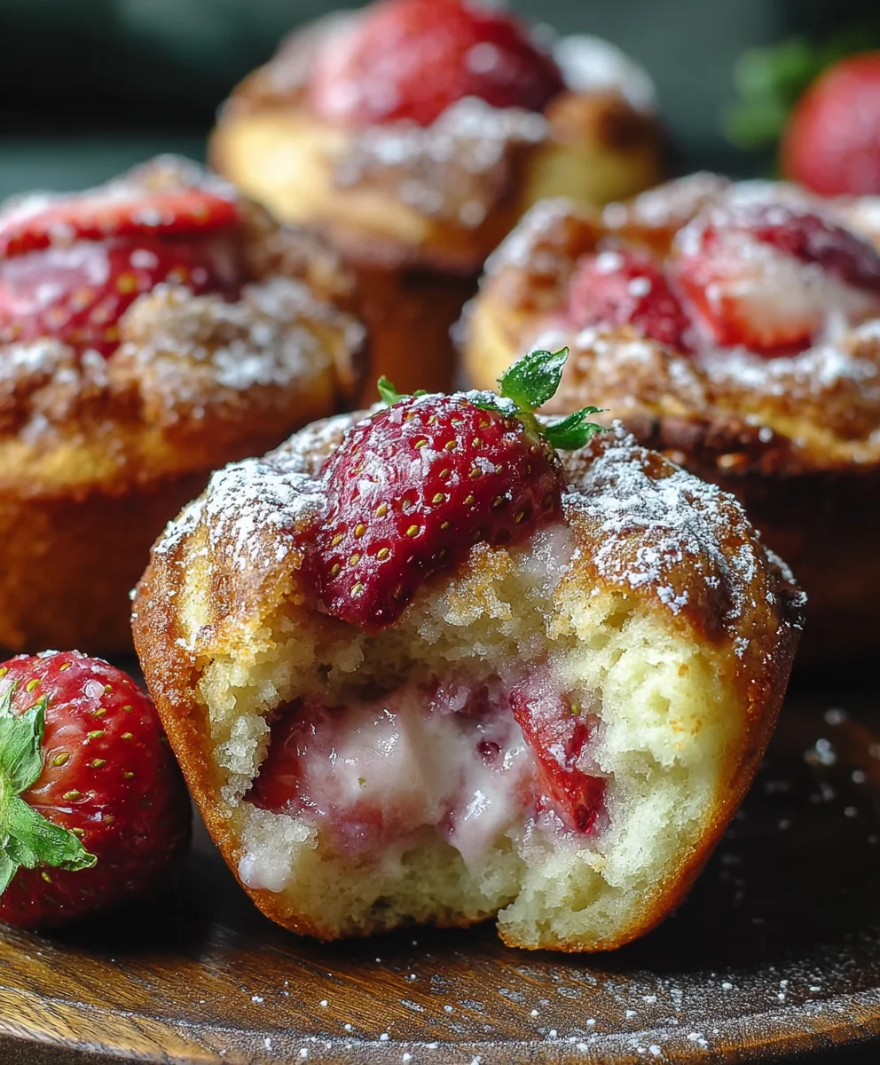 Strawberry French Toast Muffins-Sweet Breakfast Treat