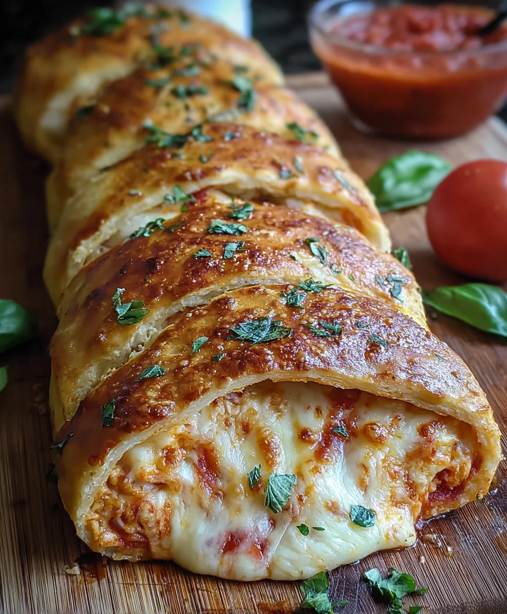 Classic Homemade Stromboli - Easy Beef & Cheese Recipe