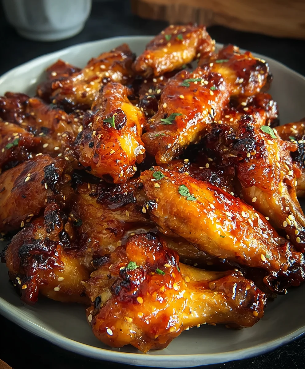 Spicy Hot Honey Wings-Sweet & Savory Flavor Burst
