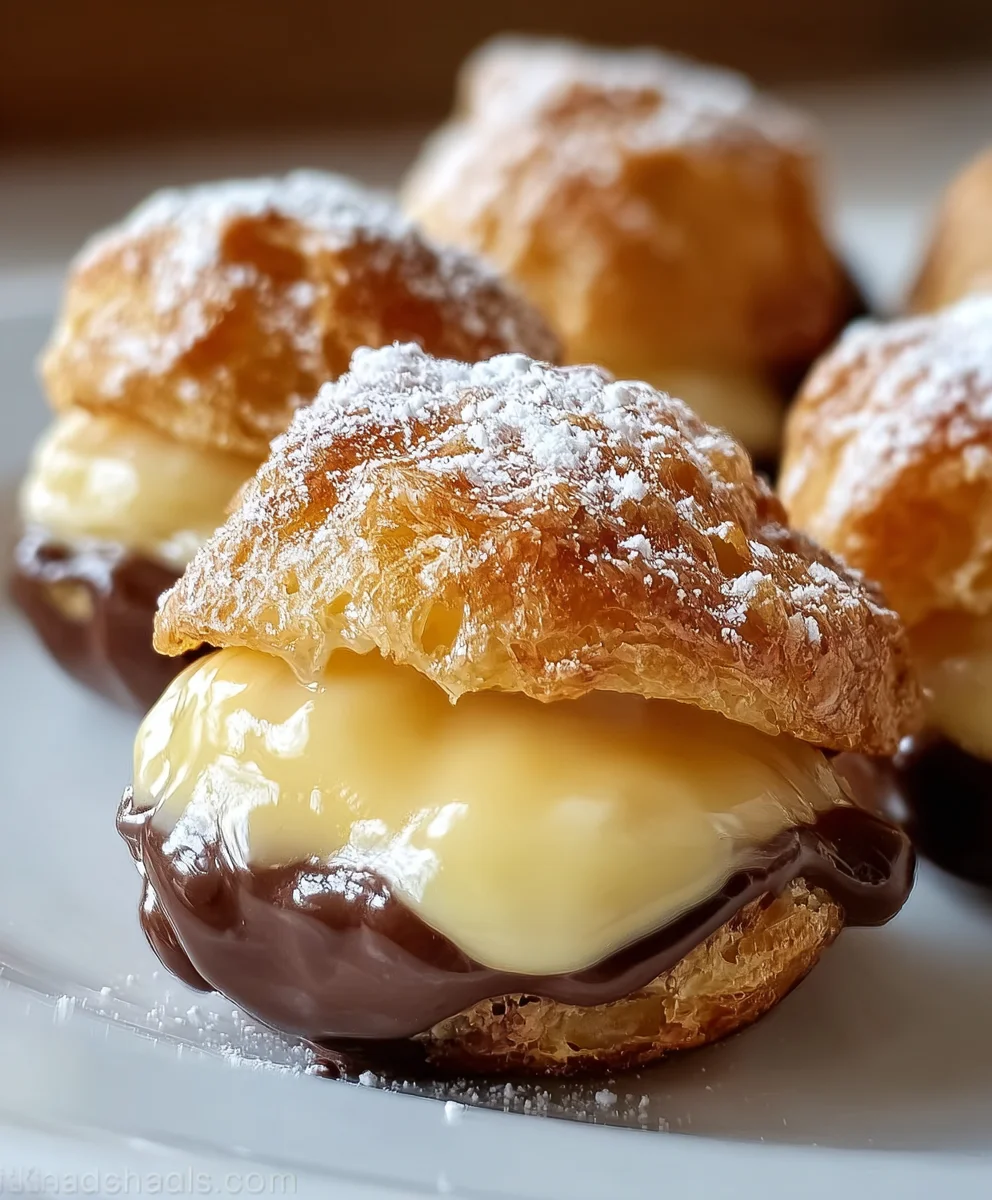 Easy Banana Pudding Puffs Recipe - Creamy Delight