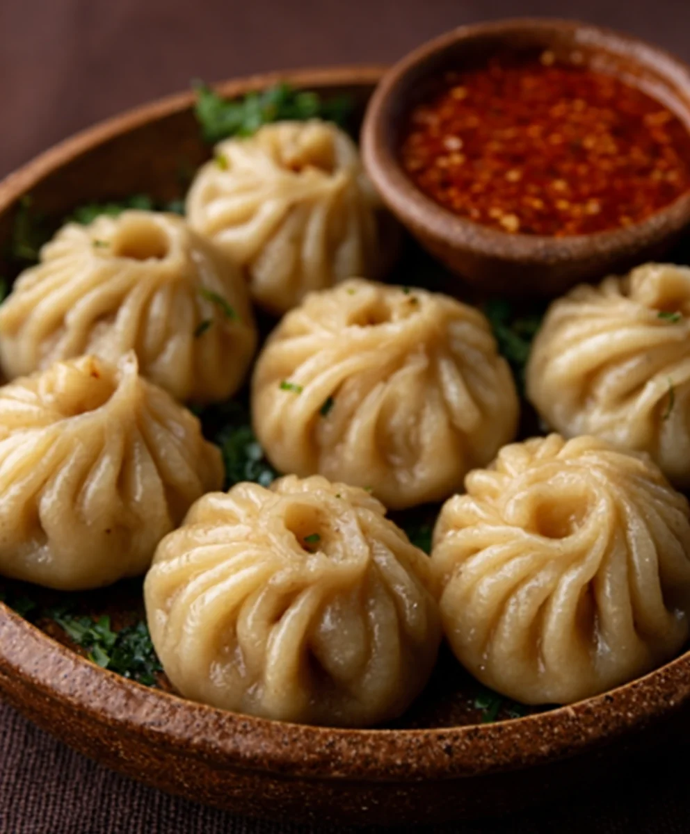 Soyabean Momos Recipe-Easy Veg Soya Chunks Momos