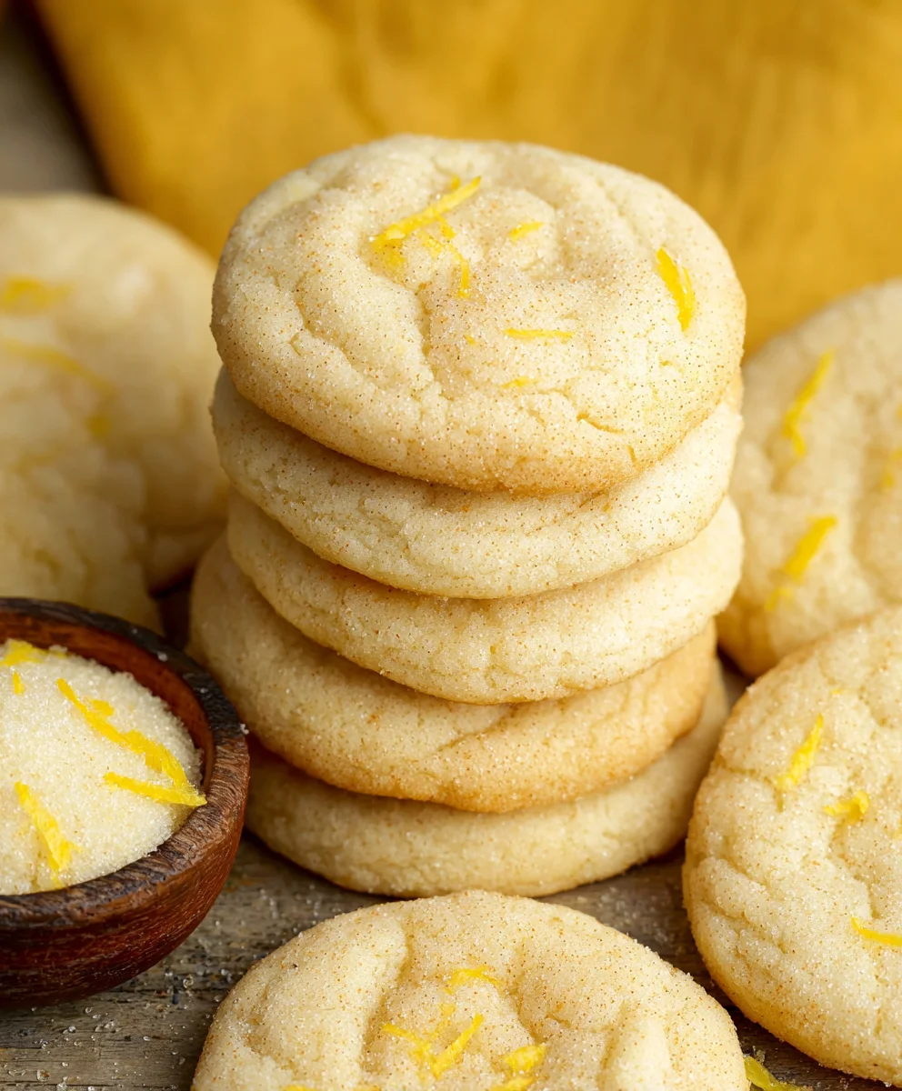 Soft Chewy Lemon Cookies Recipe-Easy & Delicious