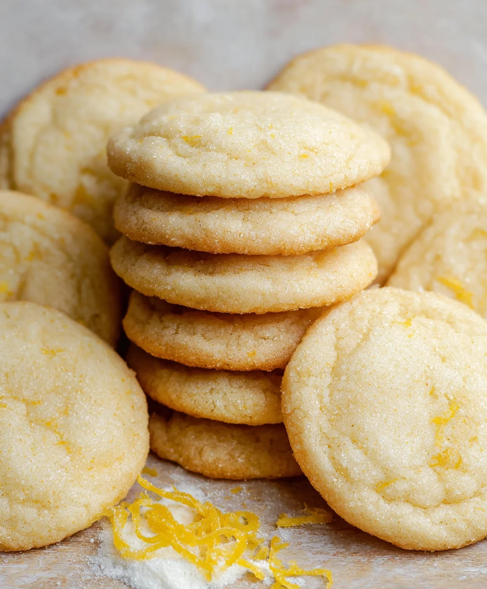 Soft Chewy Lemon Cookies Recipe-Easy & Delicious