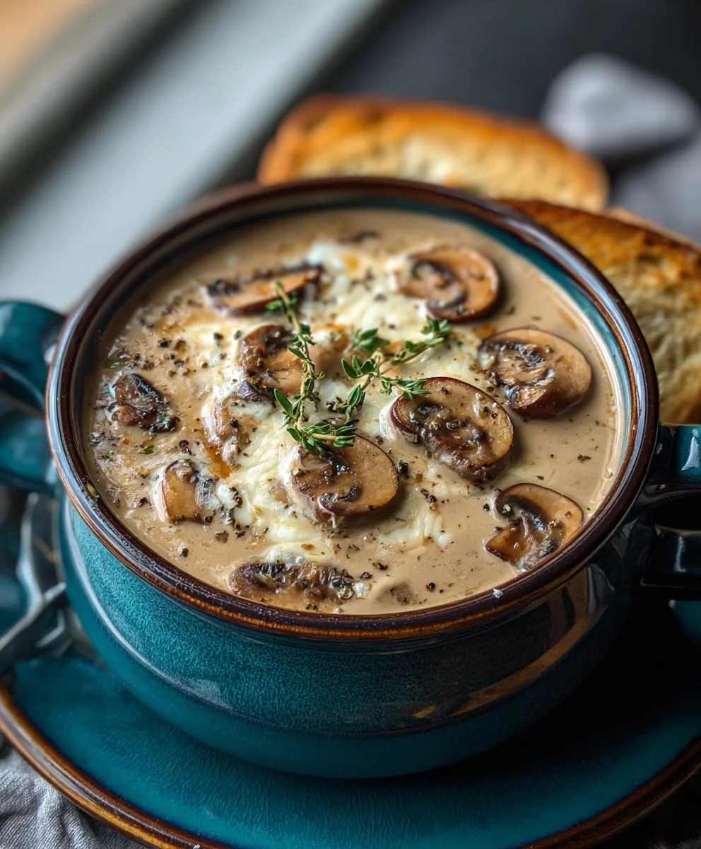 Creamy Mushroom Soup - Rich & Easy Recipe