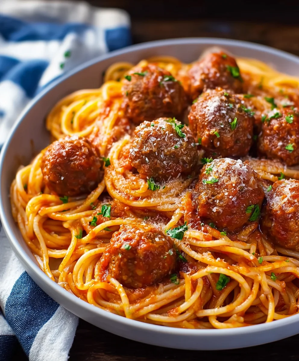 Instant Pot Spaghetti Meatballs - Easy Dinner Recipe