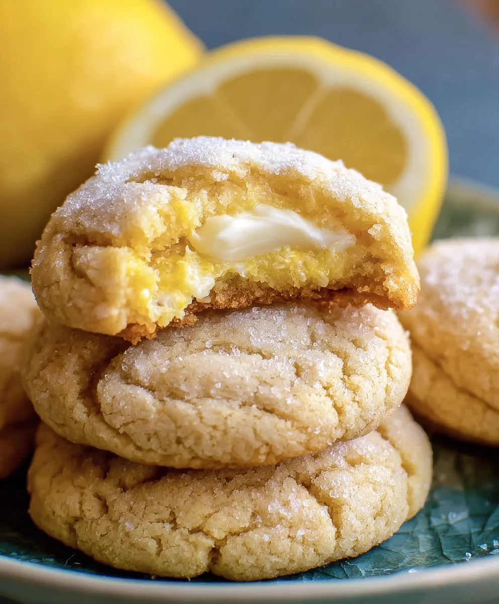 Lemon Cheesecake Cookies-Tangy & Creamy Bites