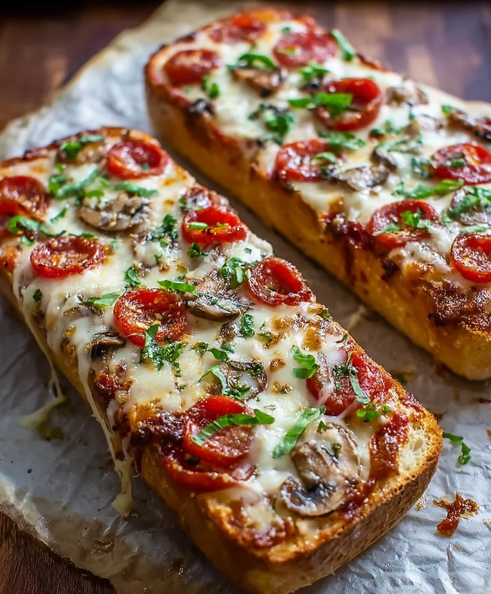 Quick French Bread Pizza Recipe-Easy & Delicious