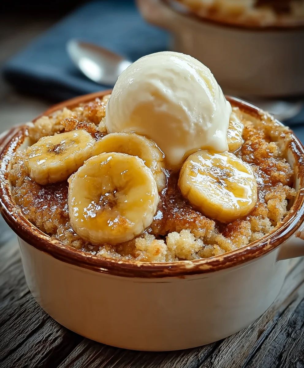 Southern Banana Cobbler Delight Recipe