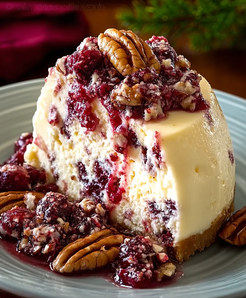 Cranberry Pecan Cheesecake-A Festive Dessert Delight