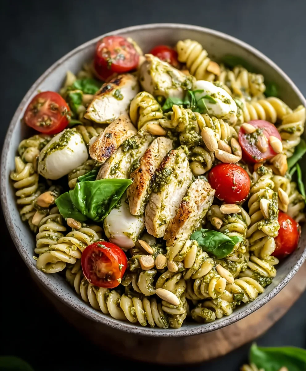 Easy Pesto Pasta Salad