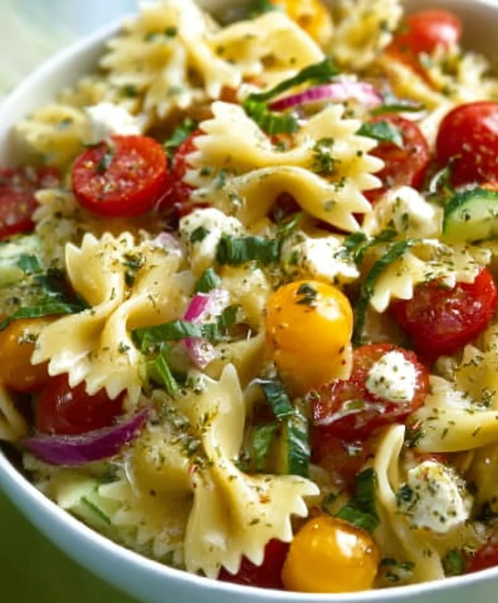 Easy Bow Tie Pasta Salad