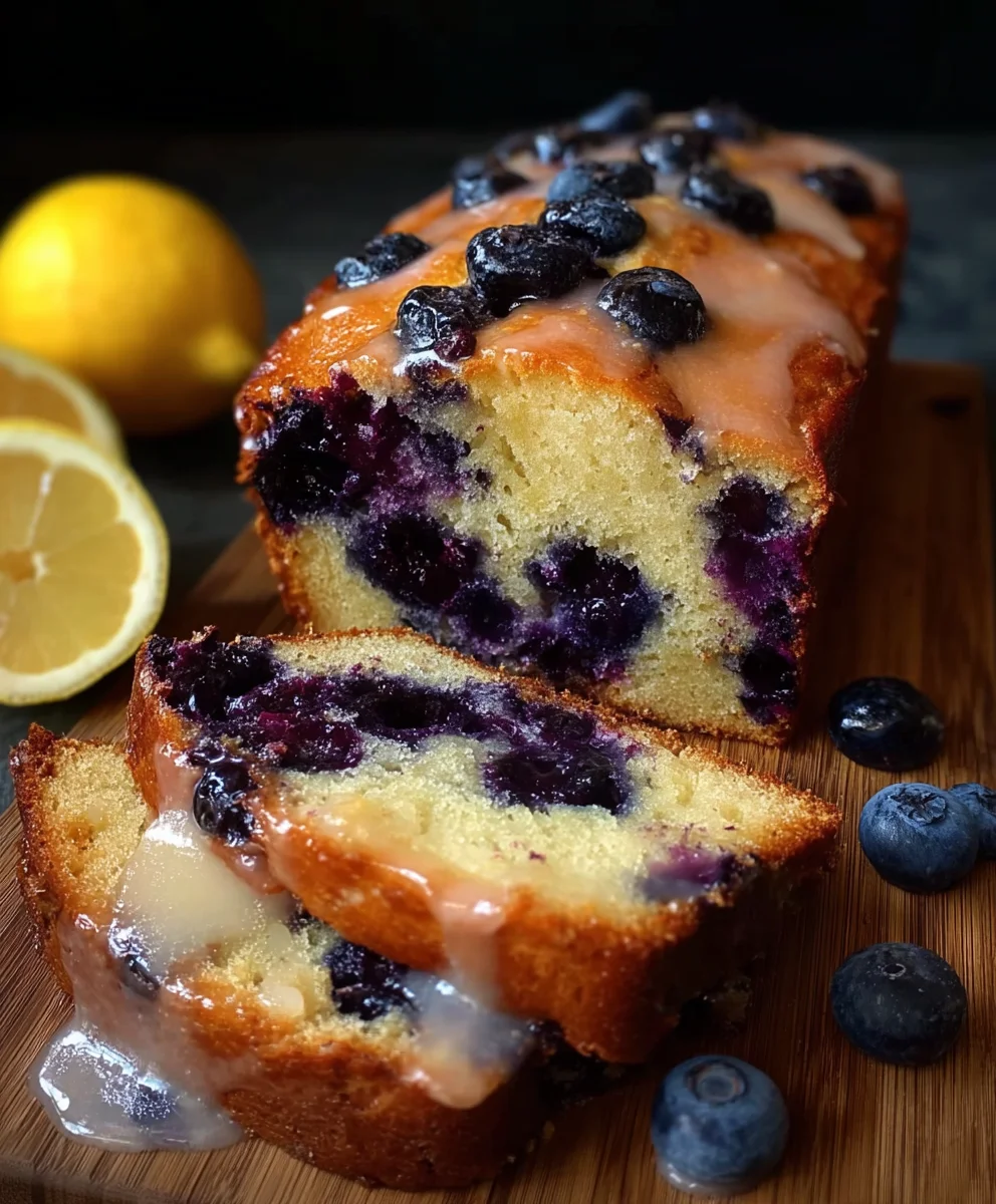 Easy Lemon Blueberry Loaf Recipe - Moist & Delicious