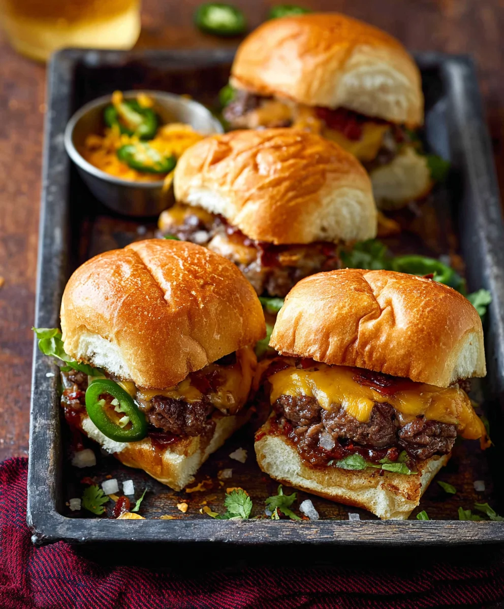 Easy Cowboy Beef Sliders