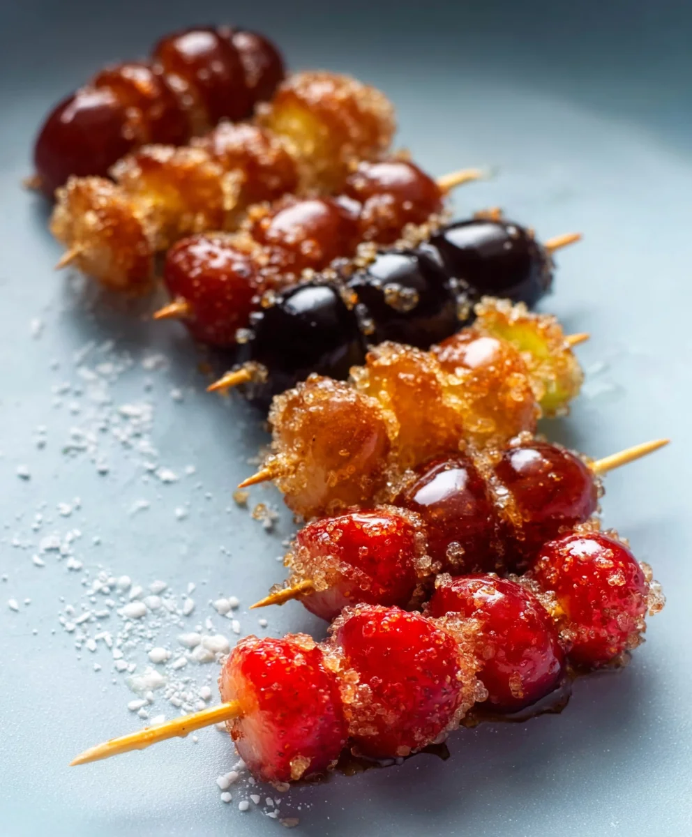 Easy Tanghulu Recipe - Crystal Candy Fruit Skewers
