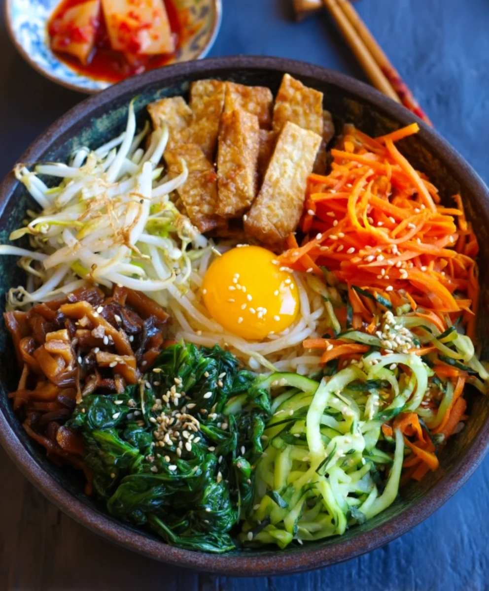 Easy Vegan Bibimbap Recipe- Delicious Plant-Based Meal