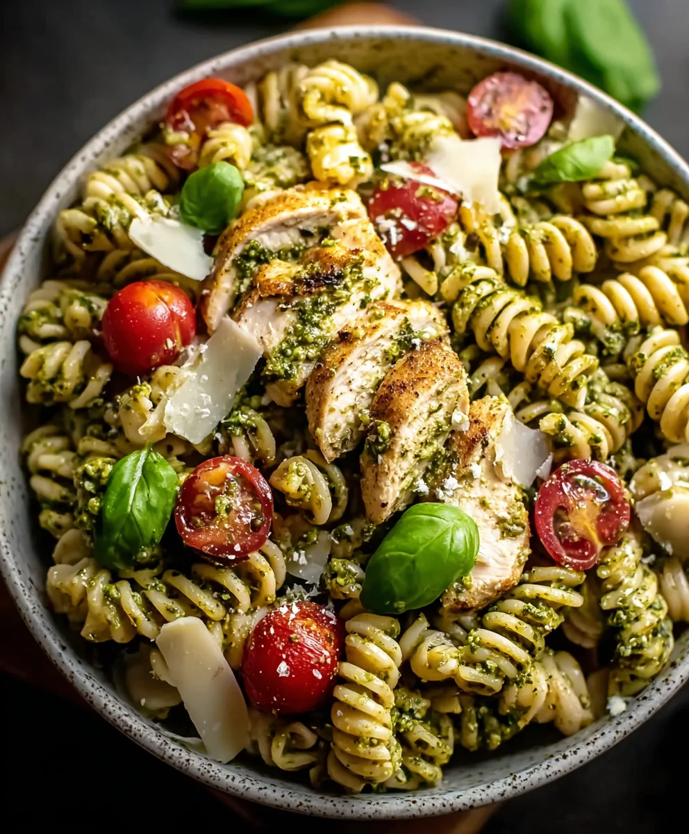Easy Pesto Pasta Salad Recipe- Delicious & Quick