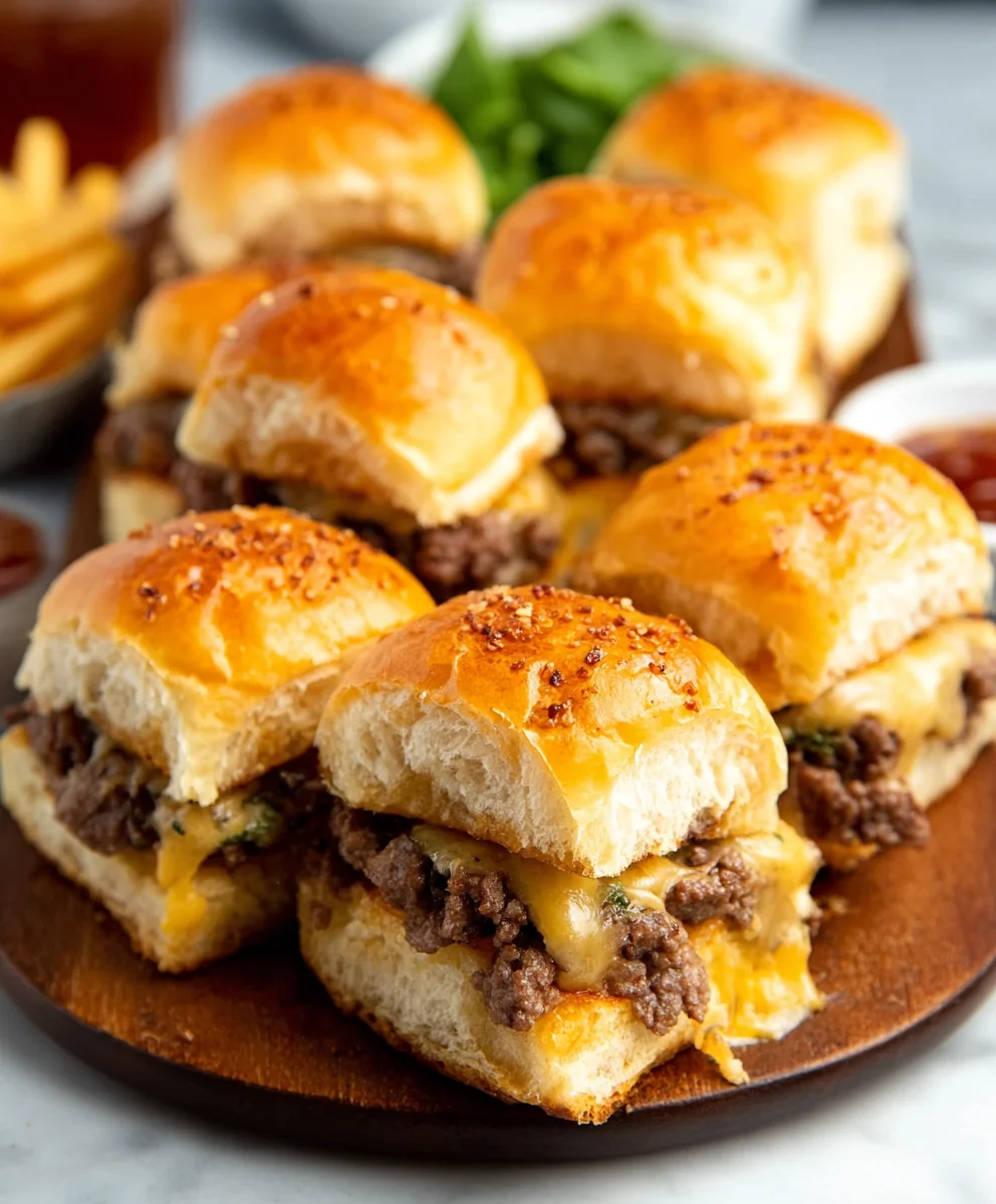 Easy Cheeseburger Sliders- Quick & Delicious Recipe
