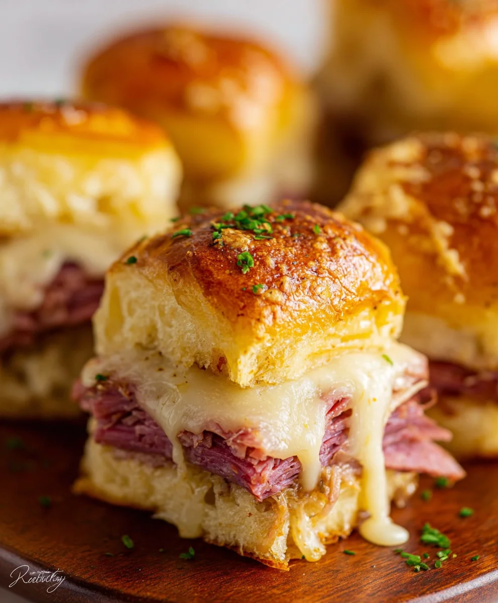 Best Beef Reuben Sliders-Easy Appetizer Recipe