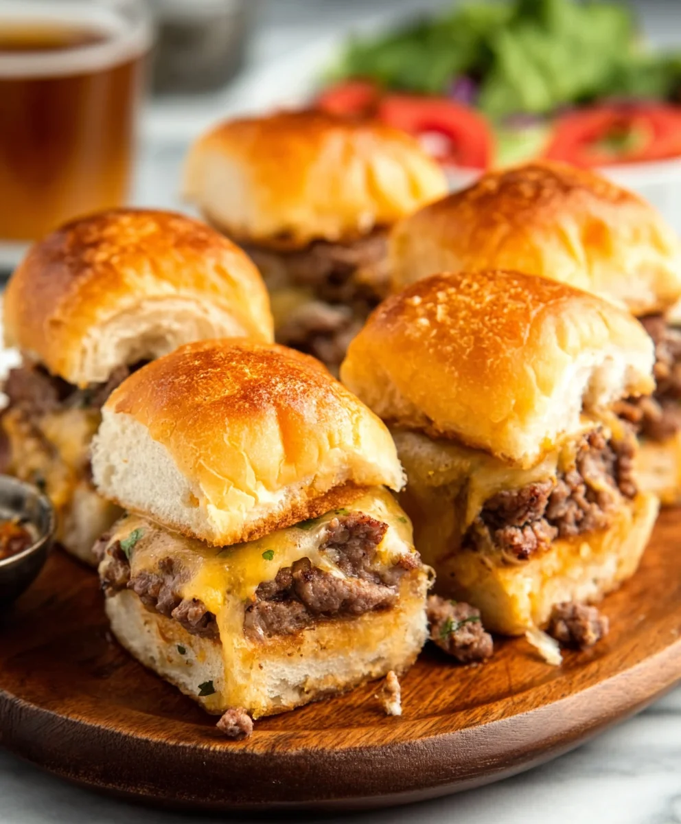 Juicy Cheeseburger Sliders