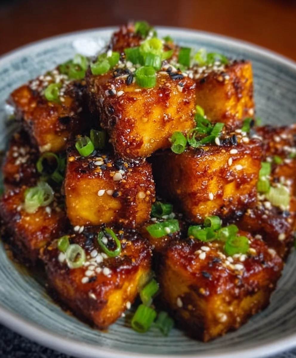 Crispy Honey Garlic Tofu Recipe - Amazing Flavor