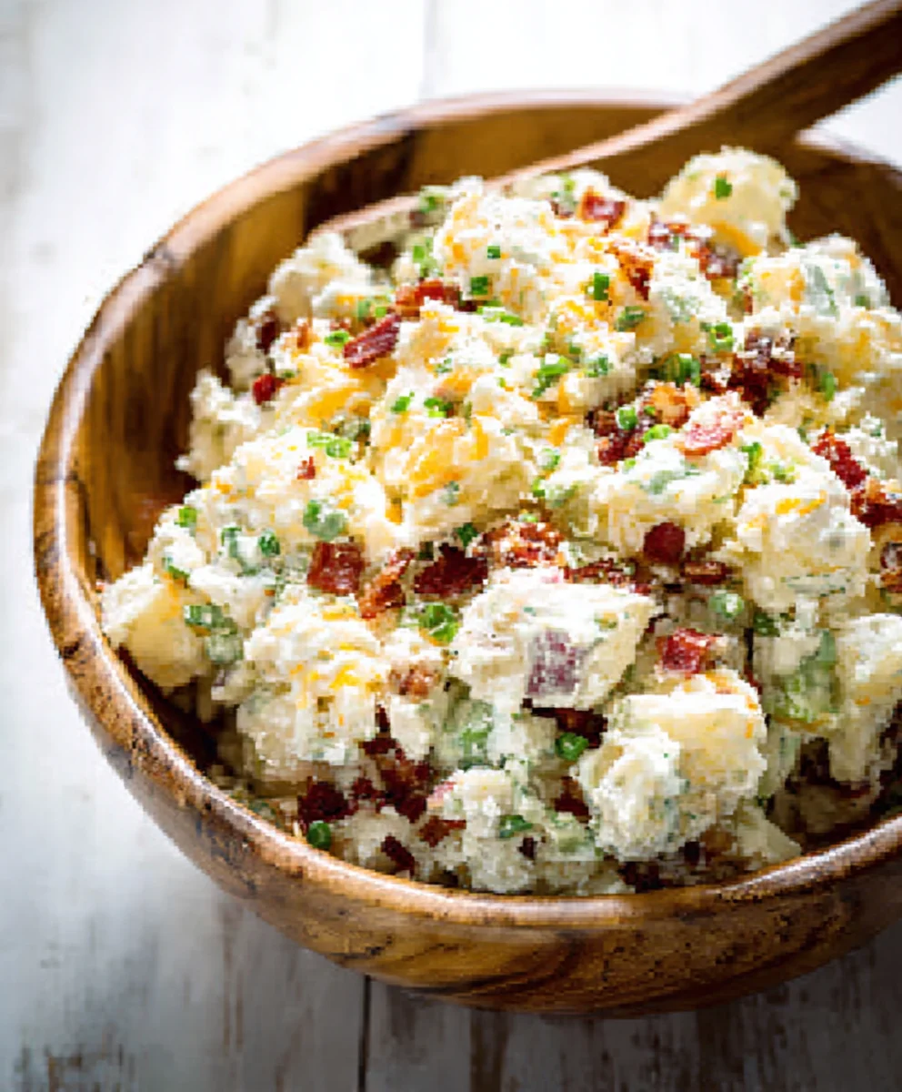 Loaded Beef Baked Potato Salad - Canyon Cookout Recipe