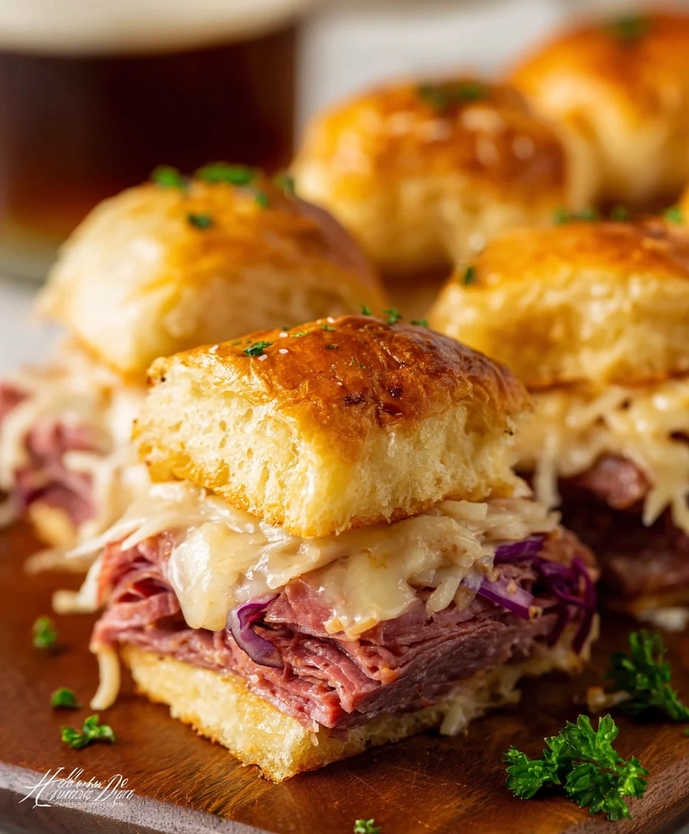 Best Beef Reuben Sliders-Easy Appetizer Recipe
