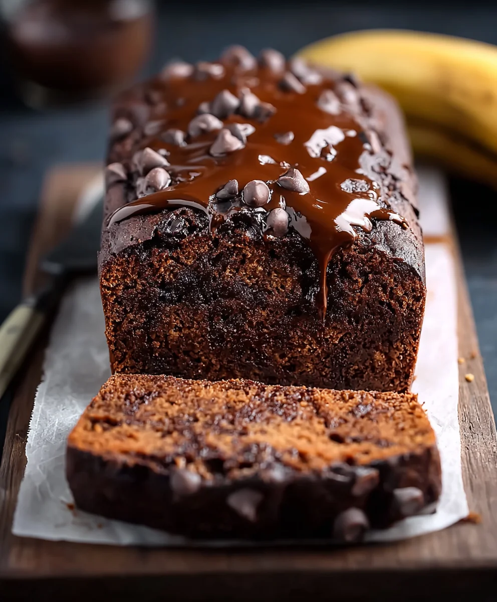 Healthy Chocolate Banana Bread-Guilt Free Treat