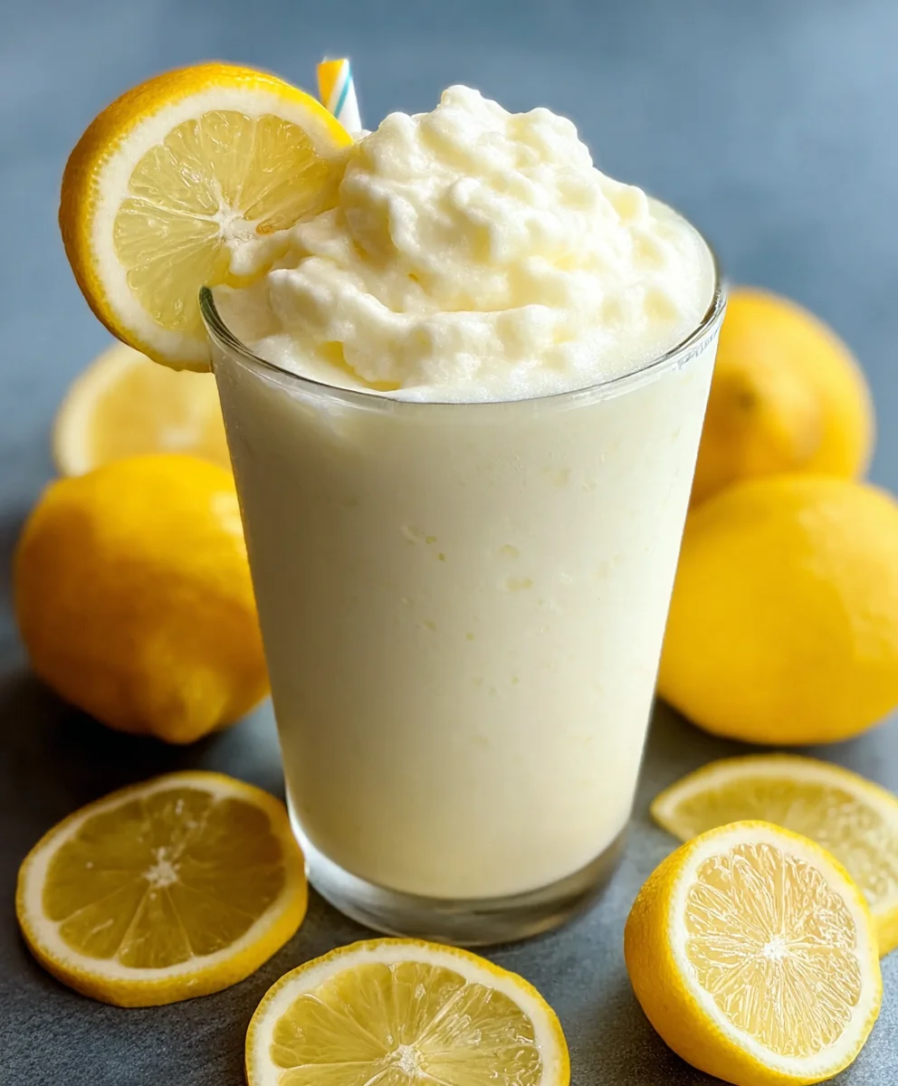 Copycat Chick-Fil-A Frosted Lemonade-Easy Recipe