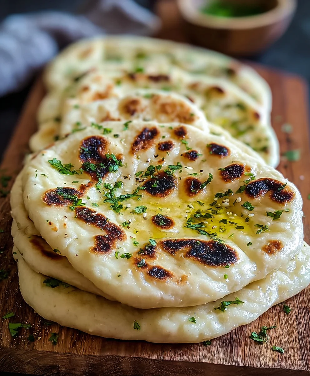 Easy Homemade Naan Bread-Fluffy & Quick Recipe