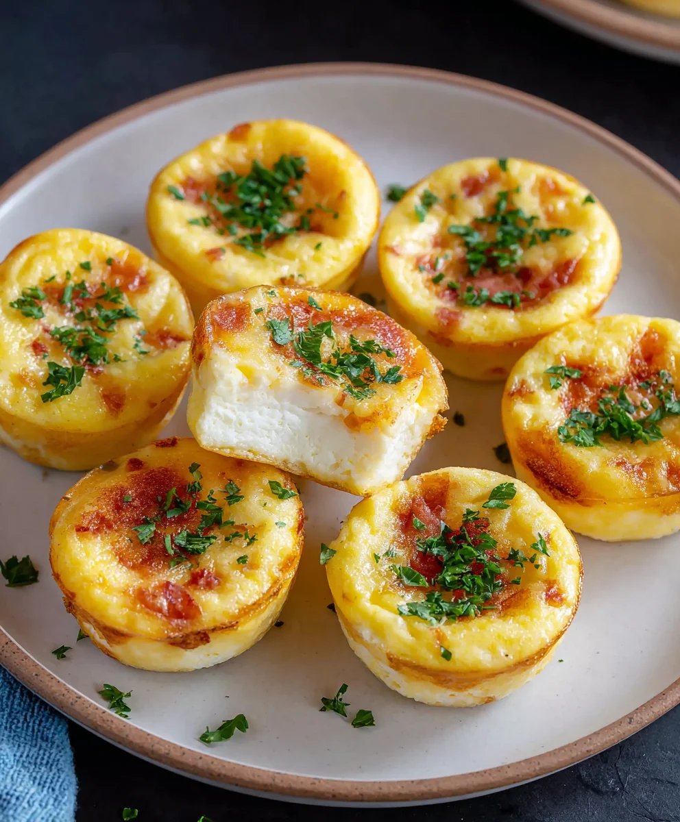 Easy Creamy Cottage Cheese Egg Bites