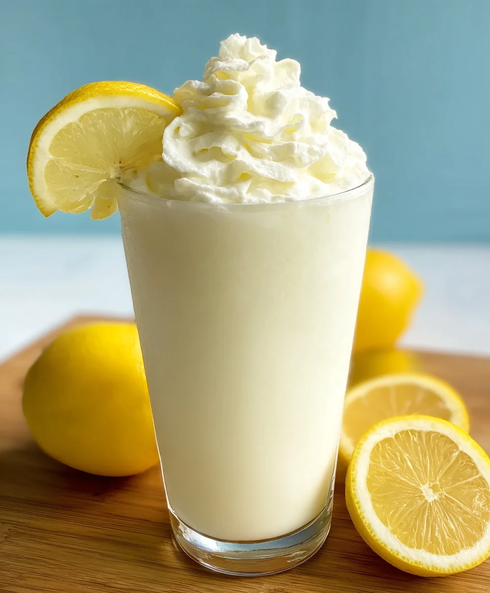 Copycat Chick-Fil-A Frosted Lemonade-Easy Recipe
