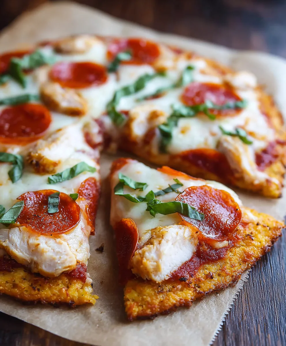 Keto Chicken Crust Pizza-Easy Low Carb Recipe
