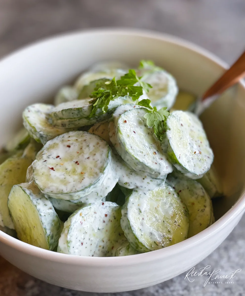 Creamy Cucumber Salad
