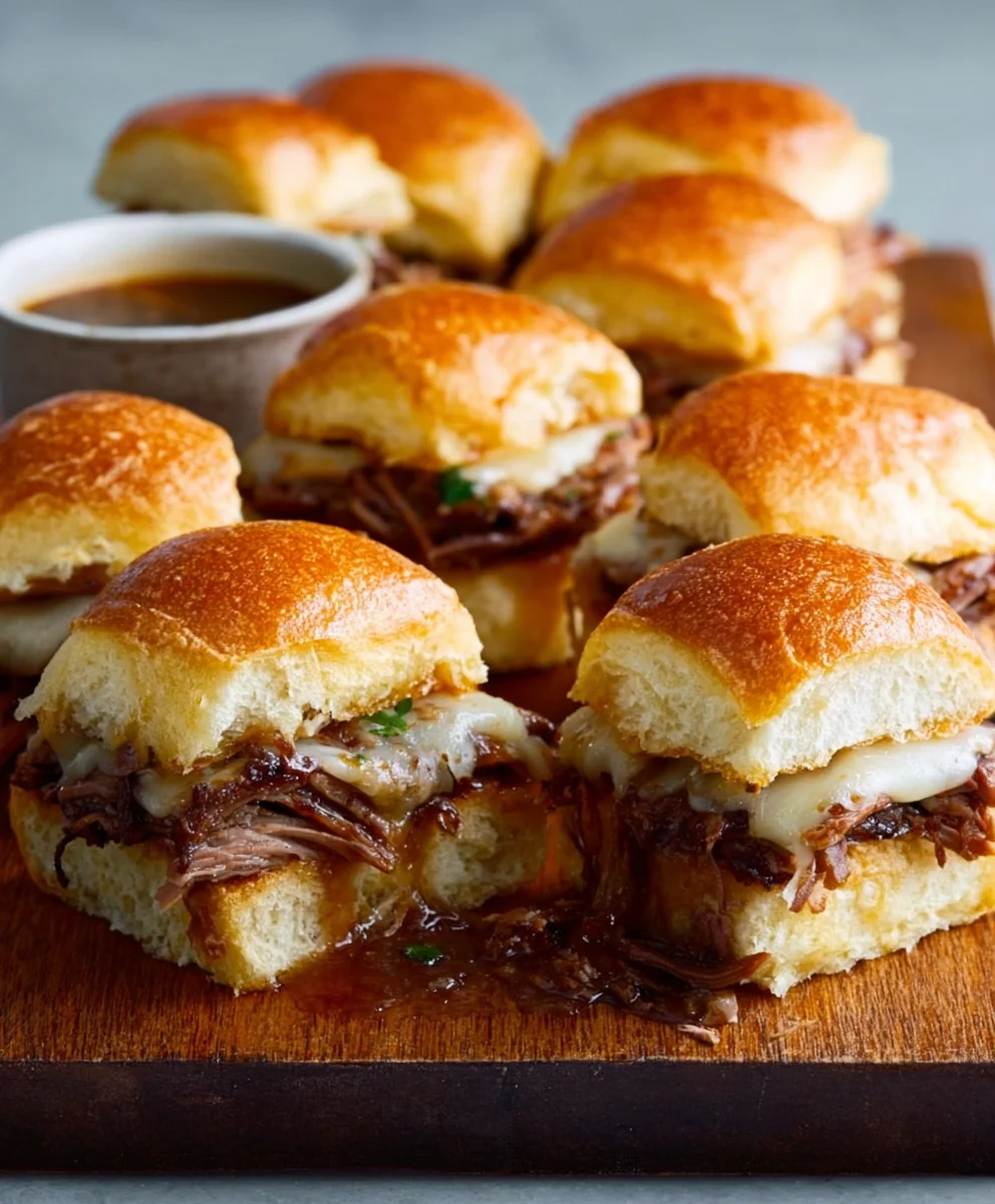 Easy Beef French Dip Sliders