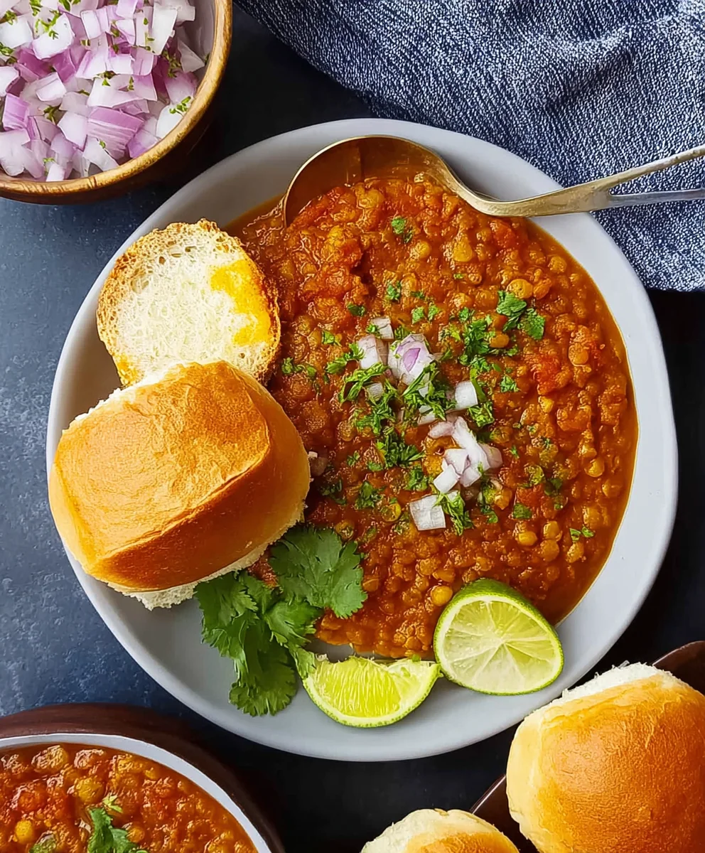 Authentic Pav Bhaji Recipe - Spicy Indian Street Food Favorite