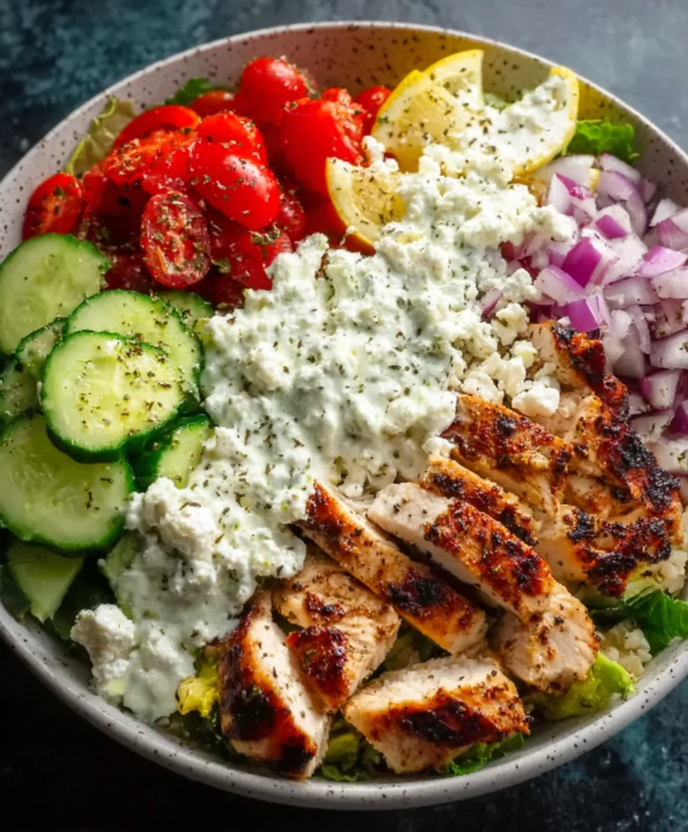Greek Chicken Bowls- Easy & Delicious Weeknight Meal