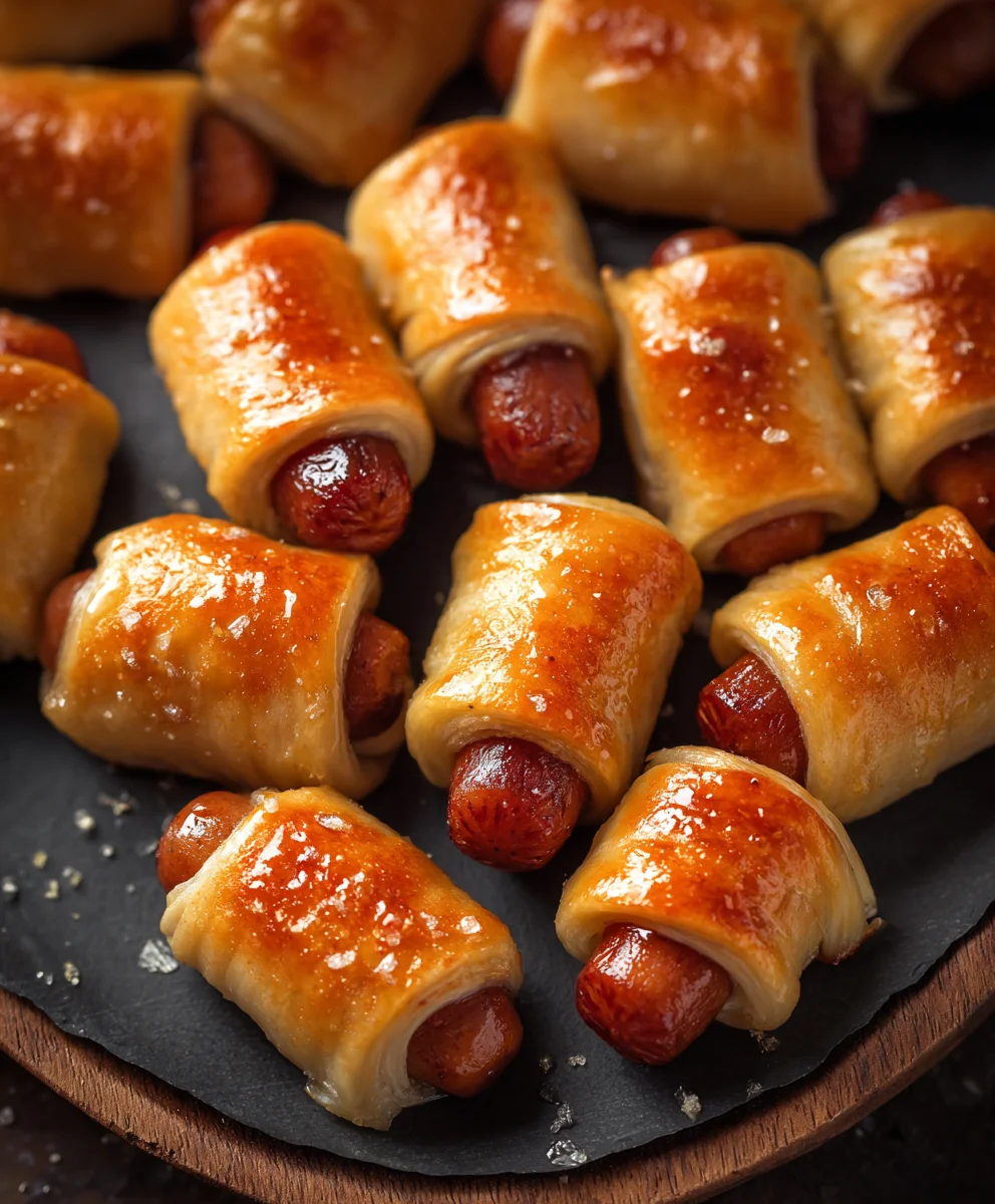 Glazed Pigs in Blankets - Easy Beef Appetizer