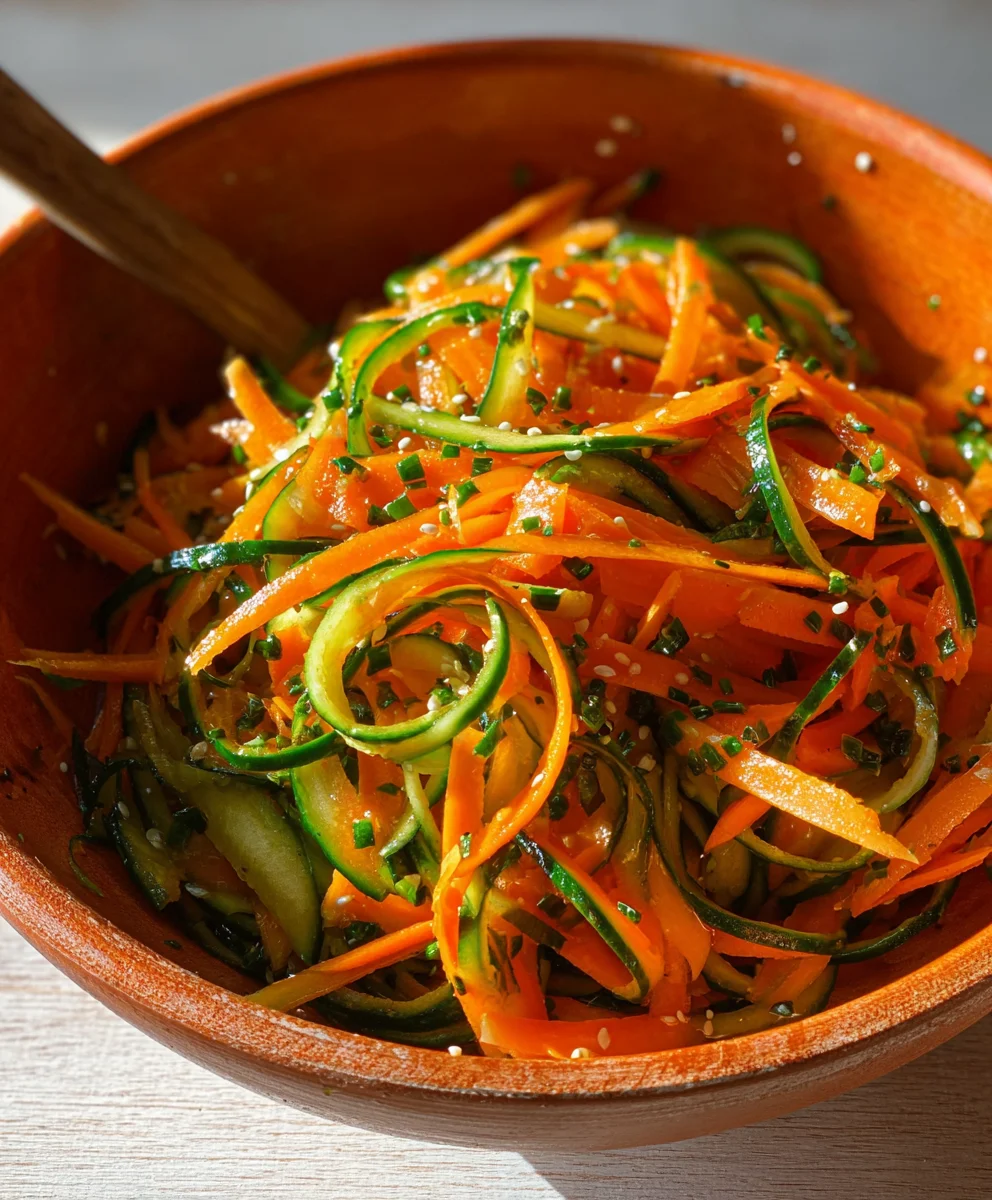 Refreshing Cucumber Carrot Salad - Quick & Easy Recipe