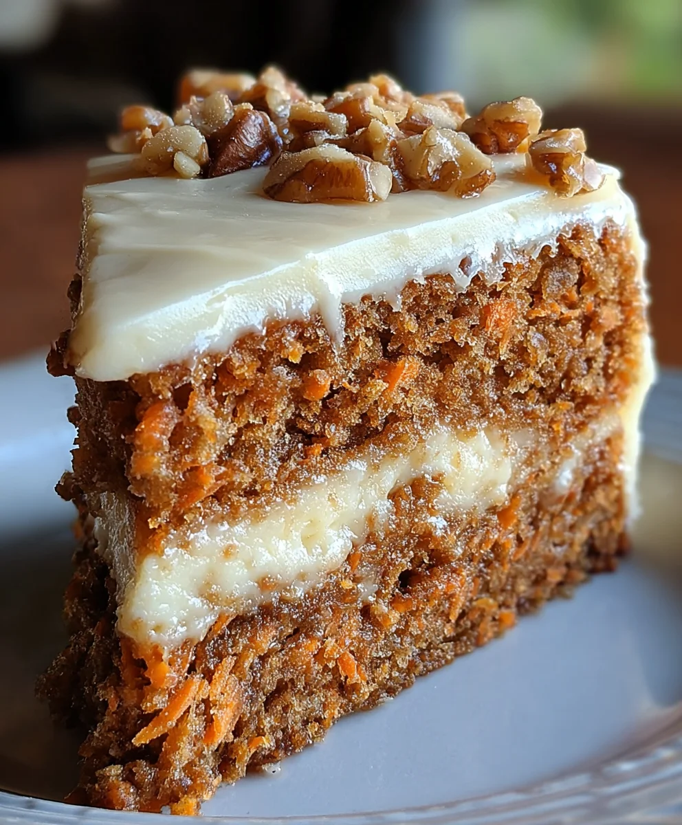 Honeybun Carrot Cake with Cheesecake Filling