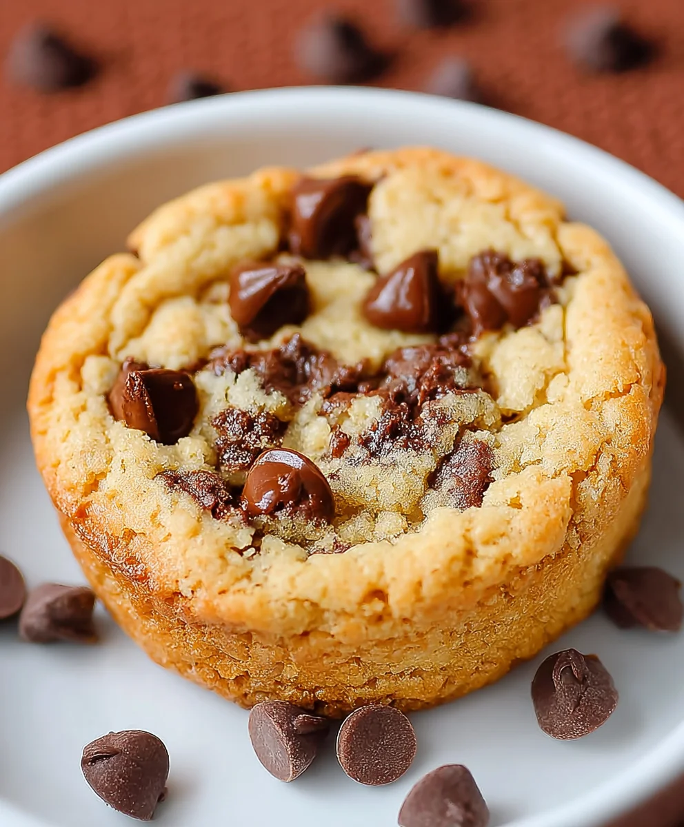 Easy Microwave Chocolate Chip Cookie