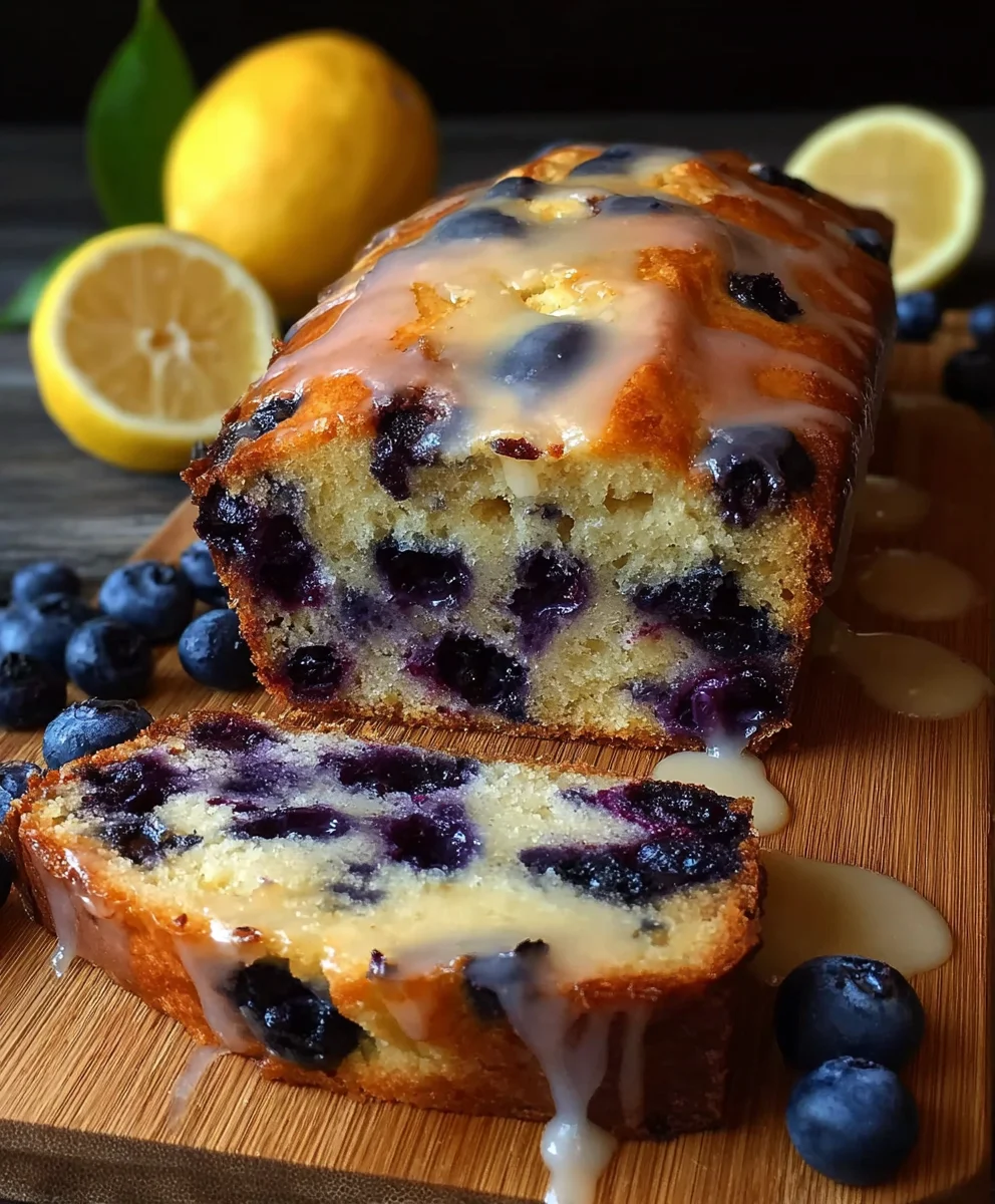 Easy Lemon Blueberry Loaf Recipe - Moist & Delicious