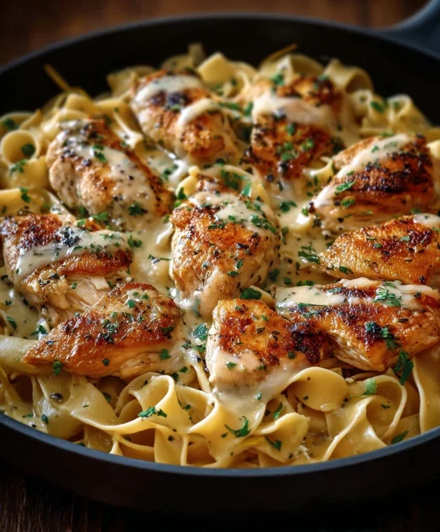 One-Pan Chicken with Buttered Noodles