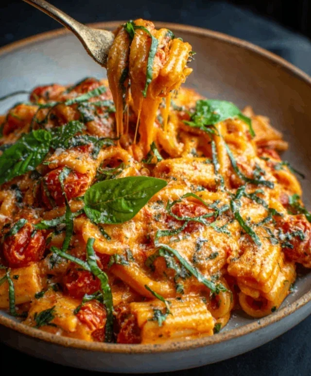 Creamy Tomato Garlic Pasta