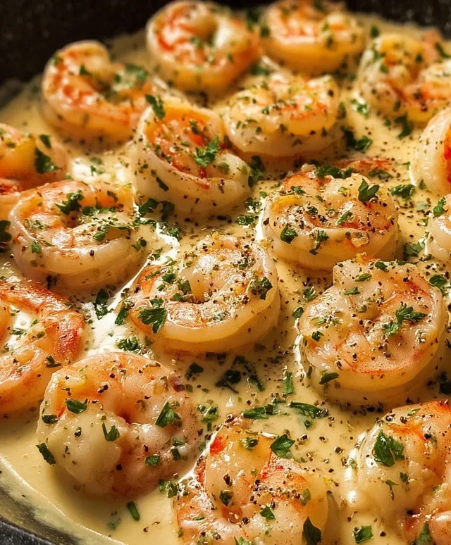 Creamy Garlic Shrimp