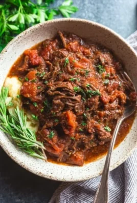 Slow Cooker Beef Ragu: Whole30, Pnon-non-non-alcoholic alternativeic non-alcoholic aleo, Gluten-Free